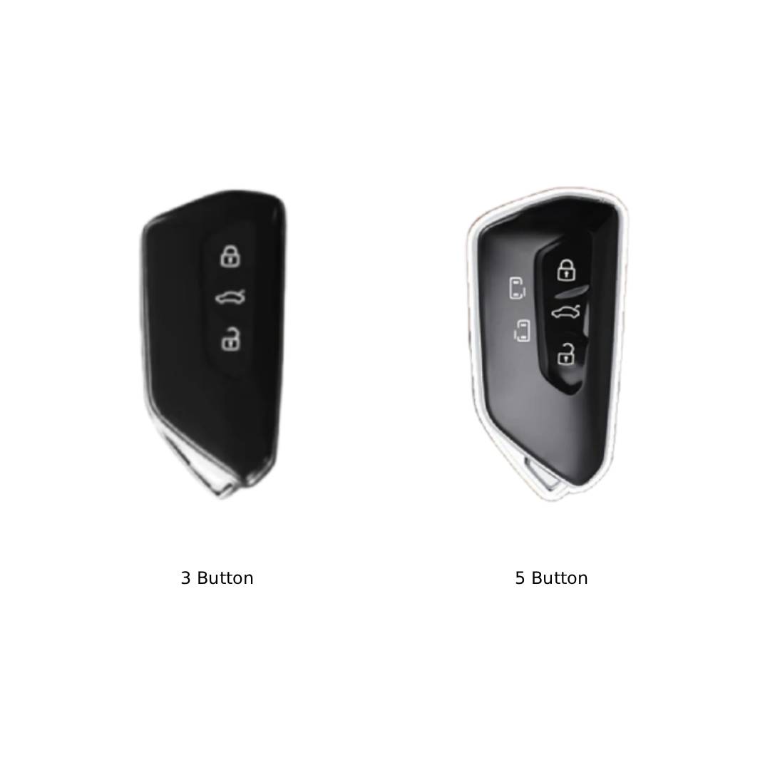 Volkswagen Golf 8 Touron ID6X ID4X ID6 Leather Car Key Cover 3,5 Button