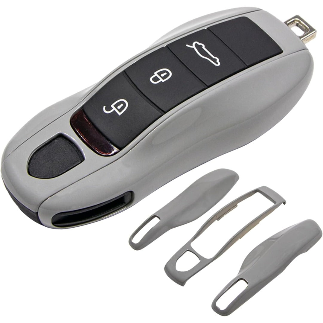 Porsche Key Shell Replacement 3-Piece Painted Key Fob Cover Shell