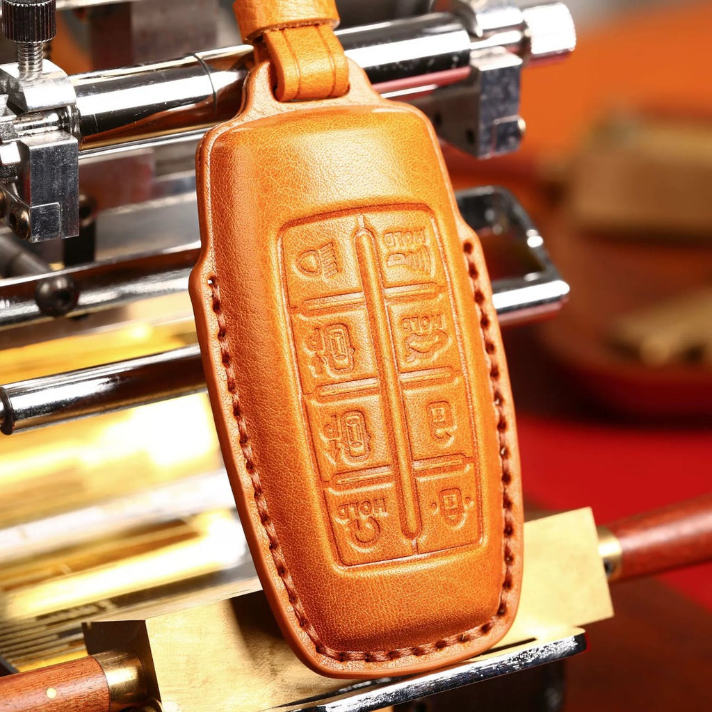 Luxury Genesis Key Fob Case - Handmade Leather Protector