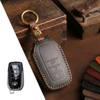 Toyota RAV4, Corolla, Avalon, Camry, Levin, IZOA, CHR Leather Car Key Cover 2,3 Button