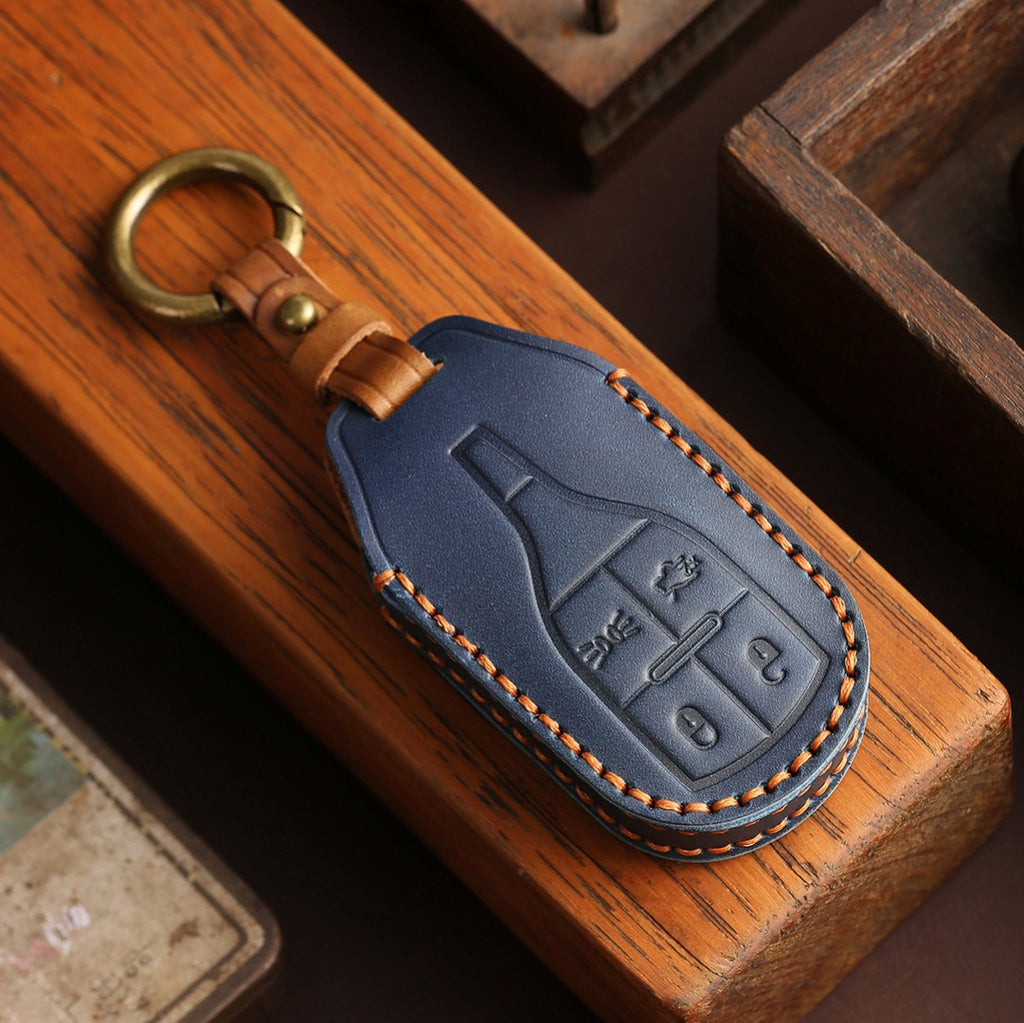 Maserati Leather Car Key Cover