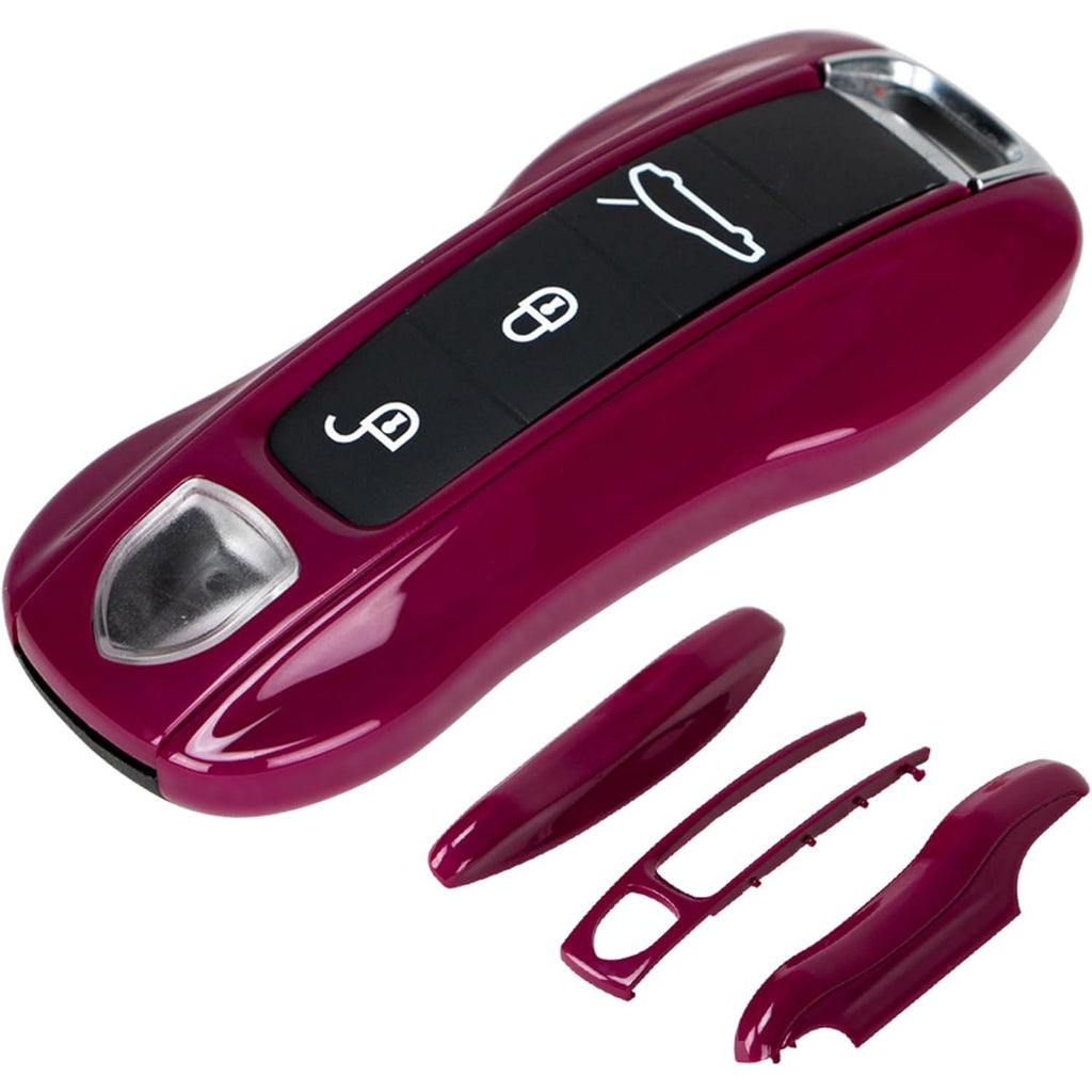 Porsche Schlüsselgehäuse-Ersatz, 3-teilig, lackierte Schlüsselabdeckung 