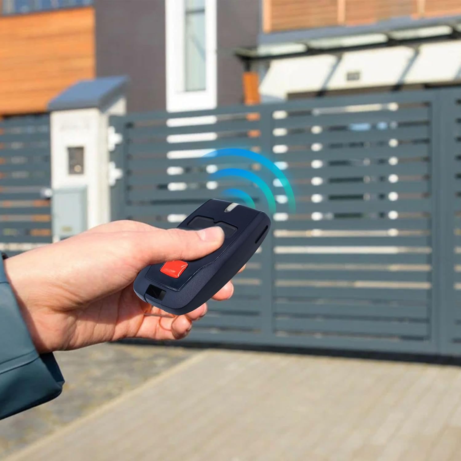 3 PCS BFT Mitto B2 Garage Remote - 433.92MHz 2-Channel Fob for Electric Gates