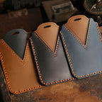 Carsine Lexus Leather Card Car Key Cover Button Black