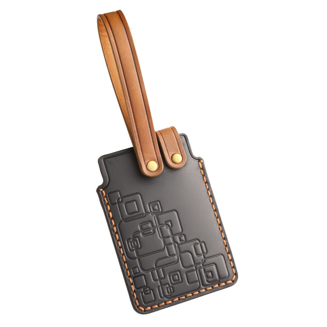 Étui de clé de voiture en cuir Buick Card