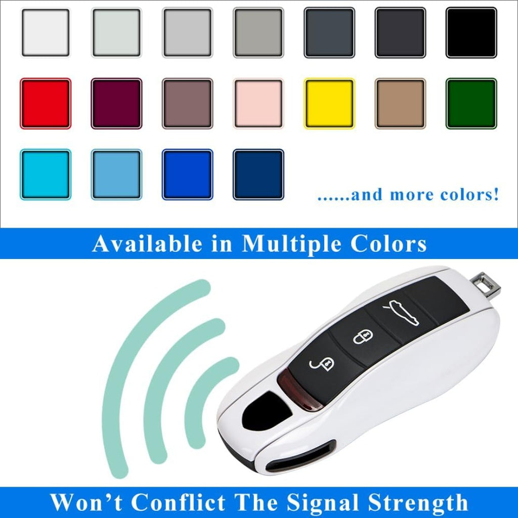 Porsche Schlüsselgehäuse-Ersatz, 3-teilig, lackierte Schlüsselabdeckung 