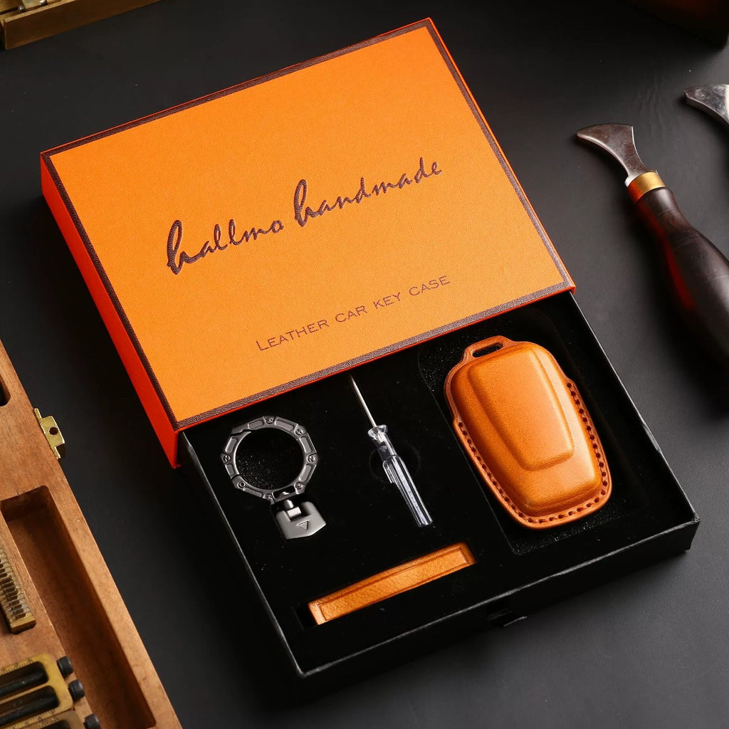 Land Rover/Jaguar Leather Car Key Cover