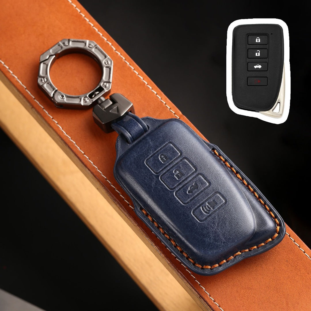 Luxury Lexus Key Fob Case - Handmade Genuine Leather Protector Cover |Fits All Models