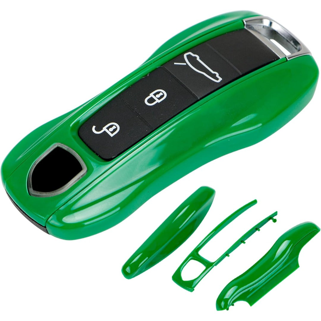 Porsche Key Shell Replacement 3-Piece Painted Key Fob Cover Shell
