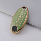 Carsine Nissan Car Key Case Golden Edge Green / Key case