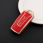 Carsine Volkswagen Car Key Case Golden Edge Red / Key case