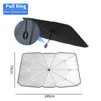 Carsine Car Windshield Foldable Parasol pull ring M