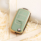 Carsine Volkswagen Car Key Case Golden Edge Green / Key case